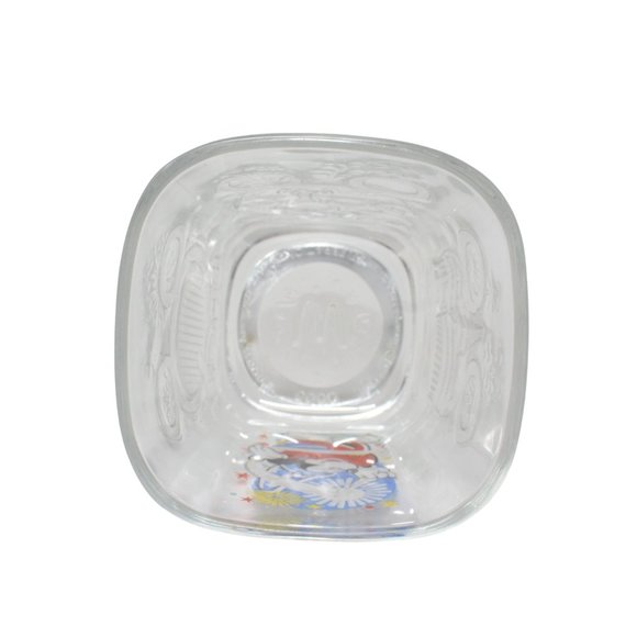 VTG McDonalds Disney World 2000 Millennium Celebration Glass Square Mickey Epcot - Picture 5 of 6